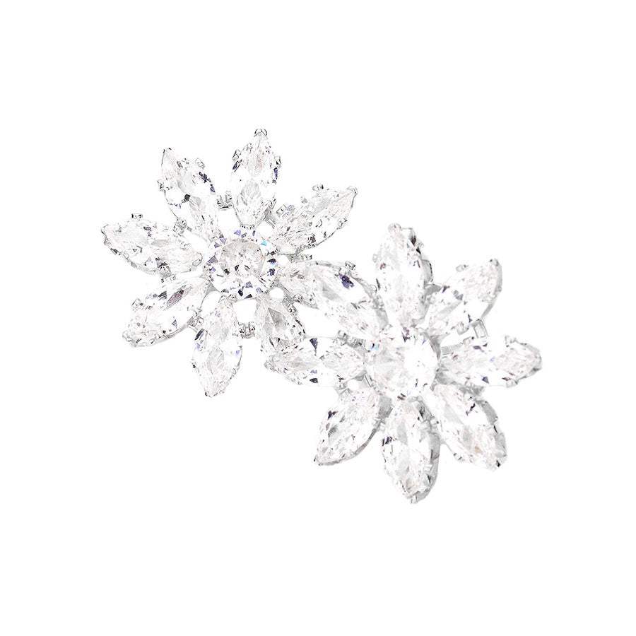 Flower Evening Stud Earrings - Madeline Love - Flyclothing LLC