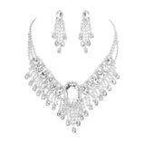 Glass Stone Ephemeral Wings Necklace - Madeline Love - Flyclothing LLC