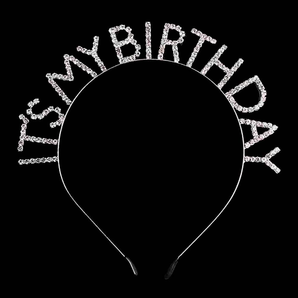 It's My Birthday Rhinestone Headband - Madeline Love - Flyclothing LLC