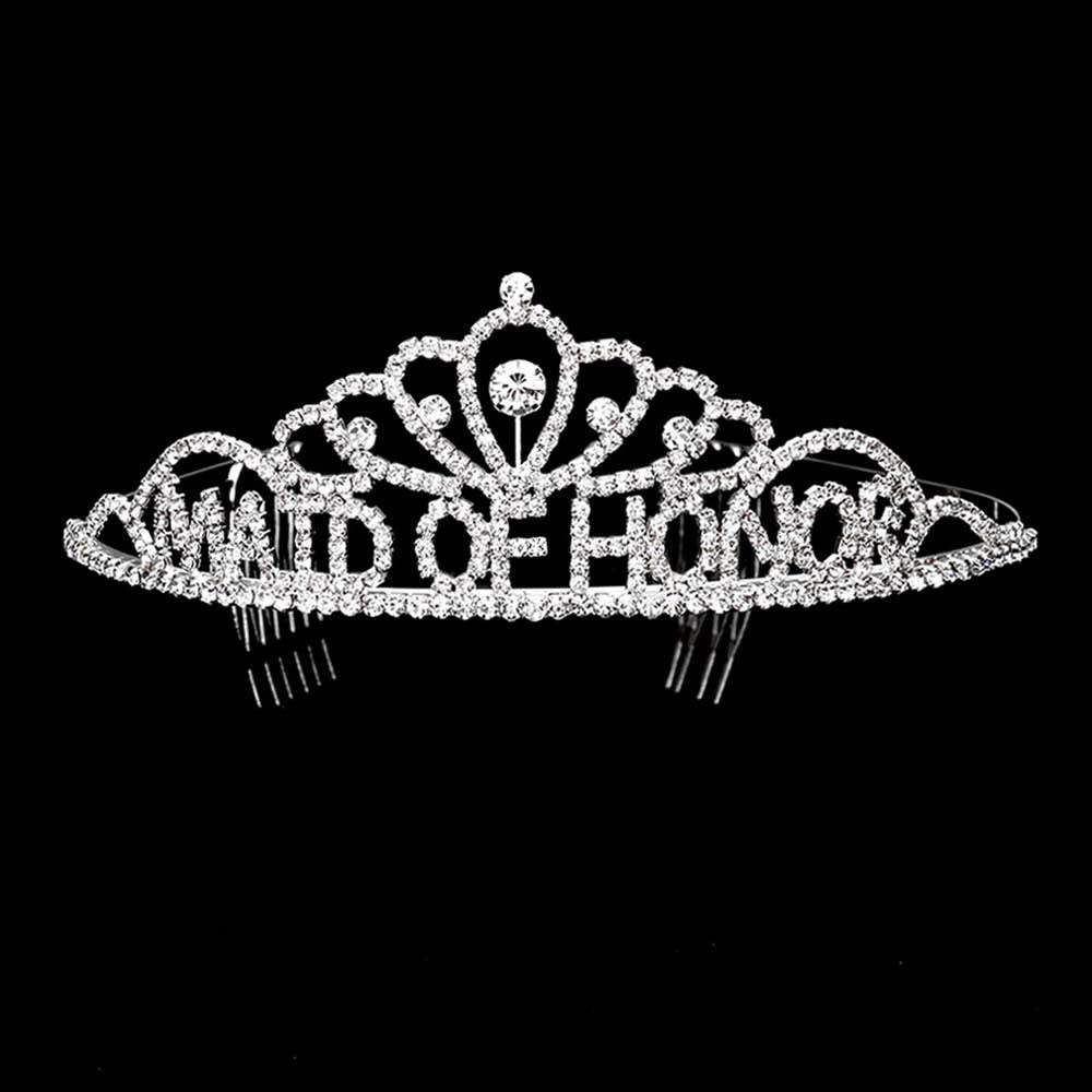 Maid Of Honor Rhinestone Princess Tiara - Madeline Love - Flyclothing LLC