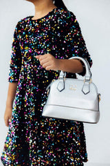 SALE Silver Metallic Girl's Crossbody Purse - Mila & Rose ® - Flyclothing LLC