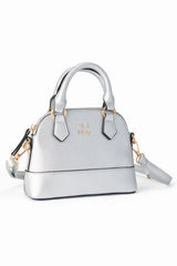 SALE Silver Metallic Girl's Crossbody Purse - Mila & Rose ® - Flyclothing LLC