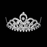 Mini Crystal Rhinestone Pave Princess Tiara - Madeline Love - Flyclothing LLC