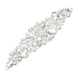 Pearl Multi Stone Embellished Flower Leaf Hair Comb - Madeline Love - Flyclothing LLC