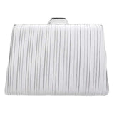 Pleated Evening Clutch Crossbody Bag - Madeline Love - Flyclothing LLC