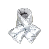 Reversible Puffer Sherpa Pull Through Scarf - Madeline Love - Flyclothing LLC