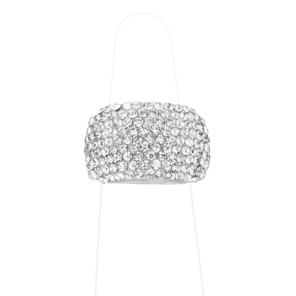 Rhinestone Embellished Stretch Ring - Madeline Love - Flyclothing LLC