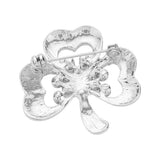 Rhinestone Enamel Clover Pin Brooch - Madeline Love - Flyclothing LLC