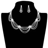 Rhinestone Pave Collar Necklace - Madeline Love - Flyclothing LLC
