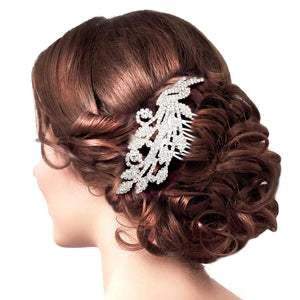 Rhinestone Sprout Hair Comb - Madeline Love - Flyclothing LLC