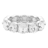 Round Stone Stretch Evening Bracelet - Madeline Love - Flyclothing LLC