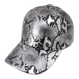 Snake Skin Patterned Baseball Cap - Madeline Love - Flyclothing LLC