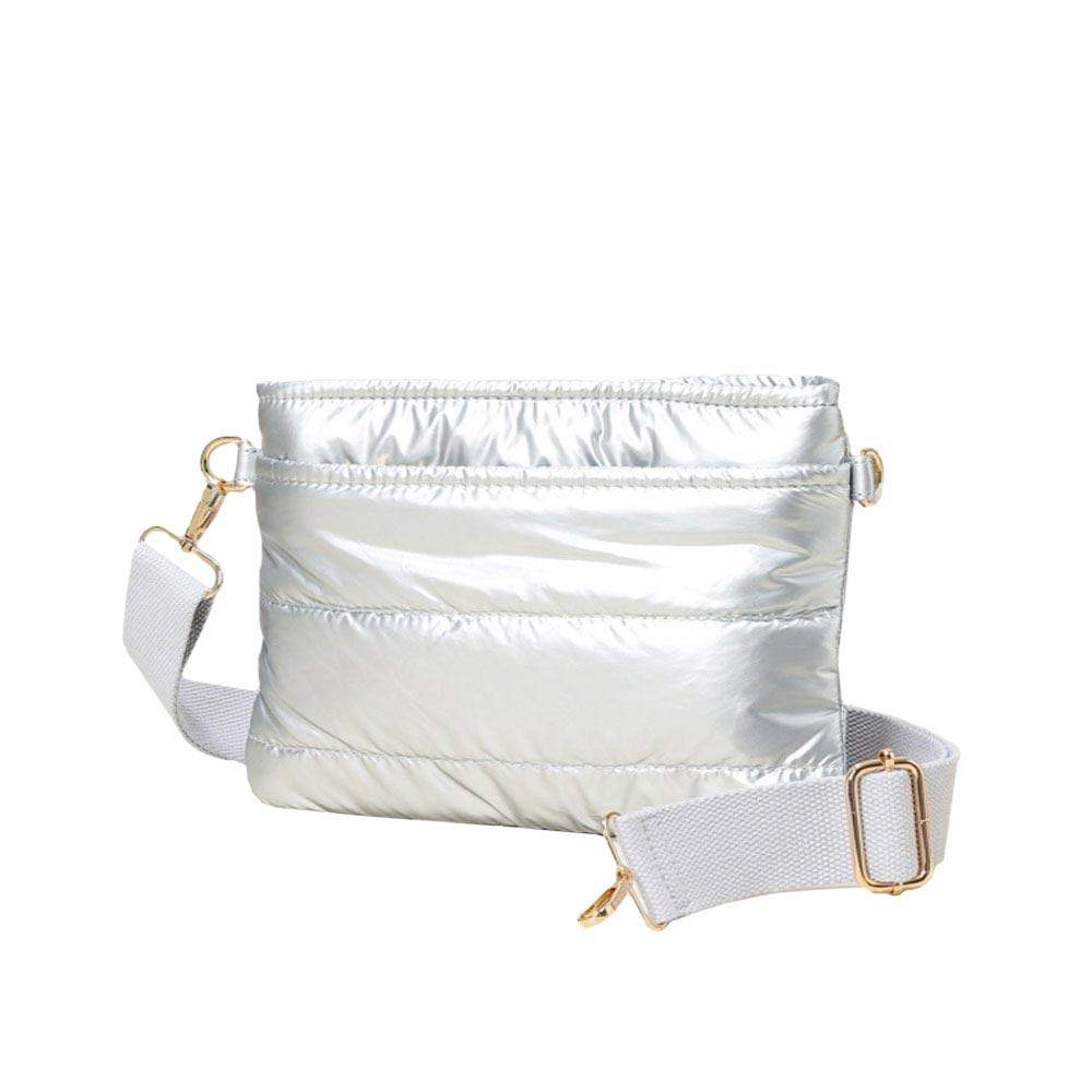 Solid Puffer Crossbody Bag - Madeline Love - Flyclothing LLC