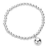 Stainless Steel Ball Charm Pointed Stretch Bracelet - Madeline Love - Flyclothing LLC