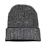 Studded Solid Knit Beanie Hat - Madeline Love - Flyclothing LLC
