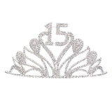 Sweet 15 Rhinestone Princess Tiara - Madeline Love - Flyclothing LLC