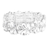 Teardrop Cluster Stretch Evening Bracelet - Madeline Love - Flyclothing LLC