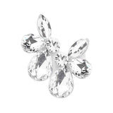 Teardrop Marquise Stone Cluster Evening Earrings - Madeline Love - Flyclothing LLC