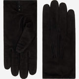 Silvia (black) - Italian suede leather gloves with luxurious cashmere lining - Leather Gloves Online - Flyclothing LLC