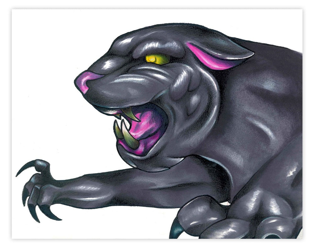 Black Market Art Company Simola Panther Print