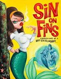 Black Market Art Company Sin on Fins Print