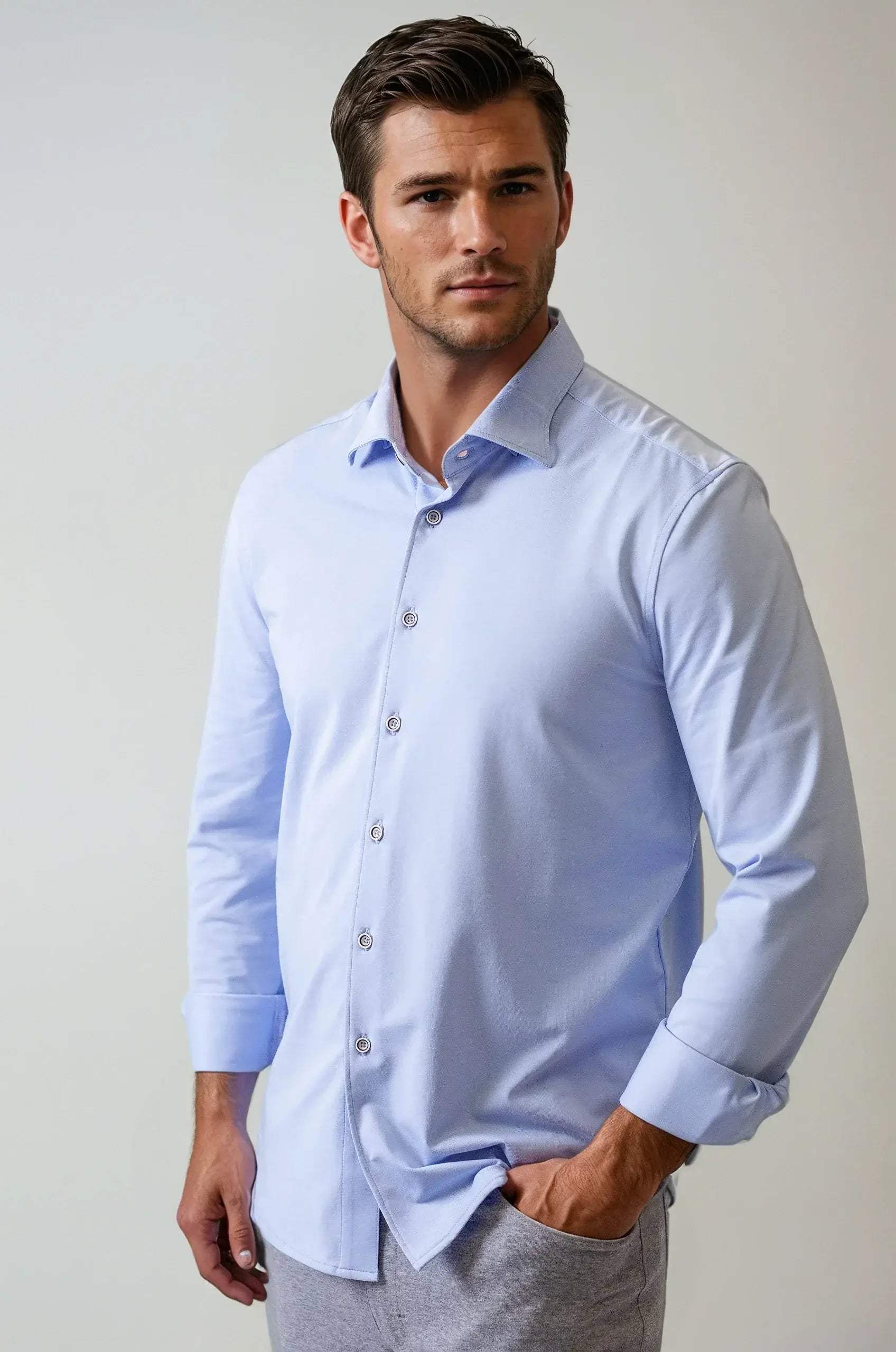 Buki Cinqo 'Single Shot' Long Sleeve Tech Shirt - French Blue - Buki - Flyclothing LLC