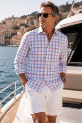 Rob Plaid Long Sleeve Tech Shirt - Buki - Flyclothing LLC