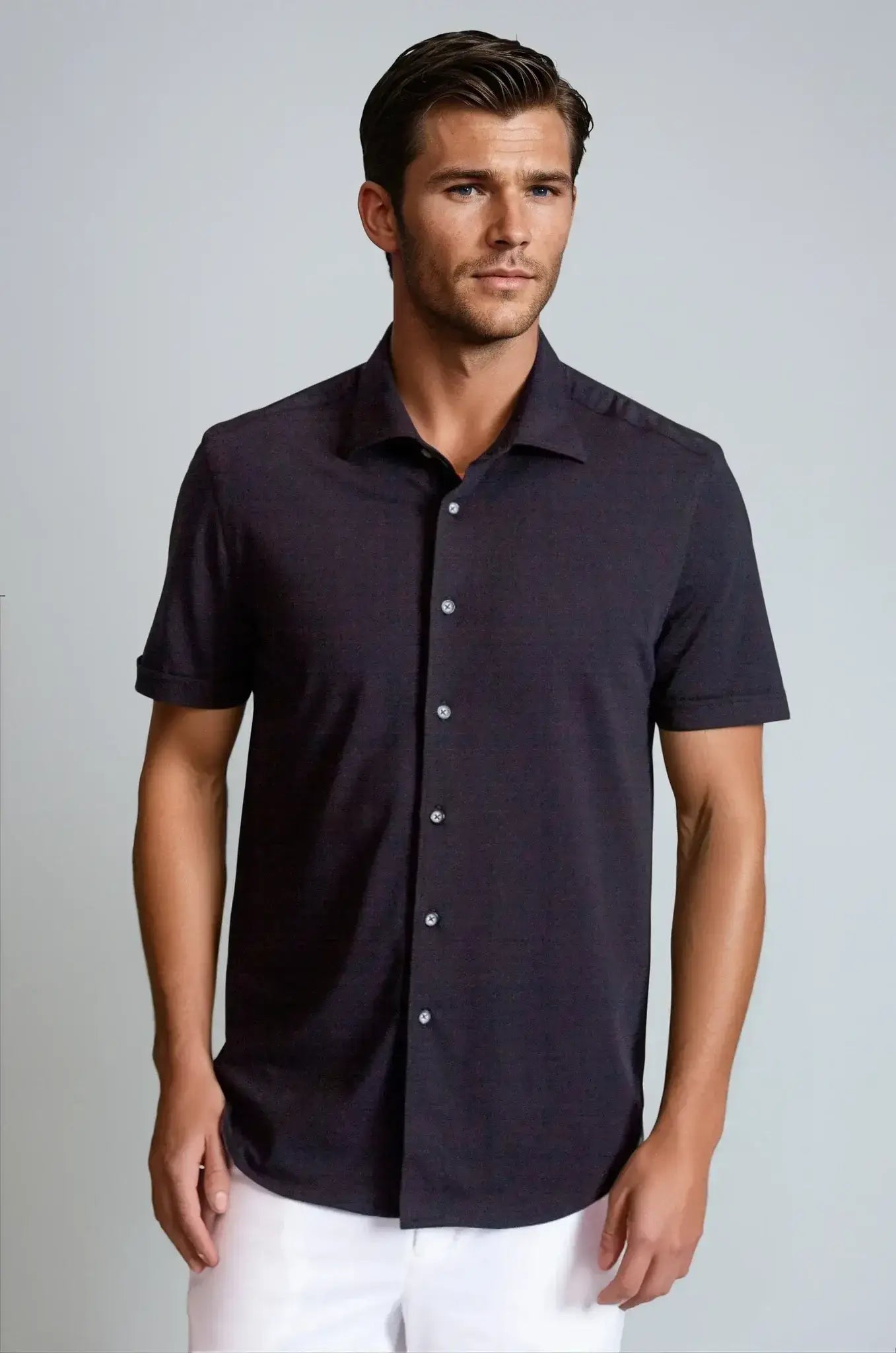 Buki Cinqo Single Shot Short Sleeve Shirt - Black - Buki - Flyclothing LLC