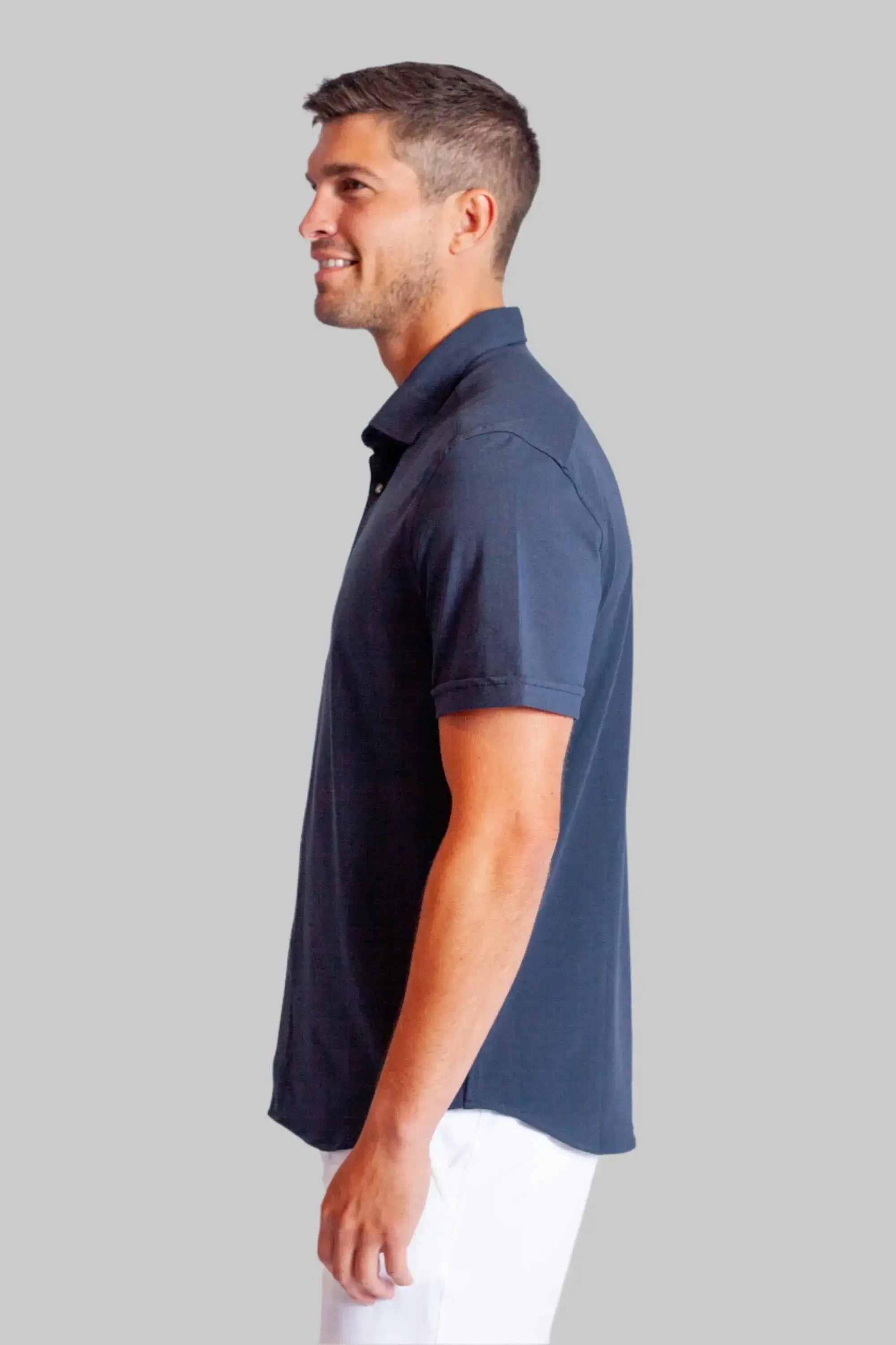 Buki Cinqo 'Single Shot' Short Sleeve Shirt - Blue Night - Buki - Flyclothing LLC
