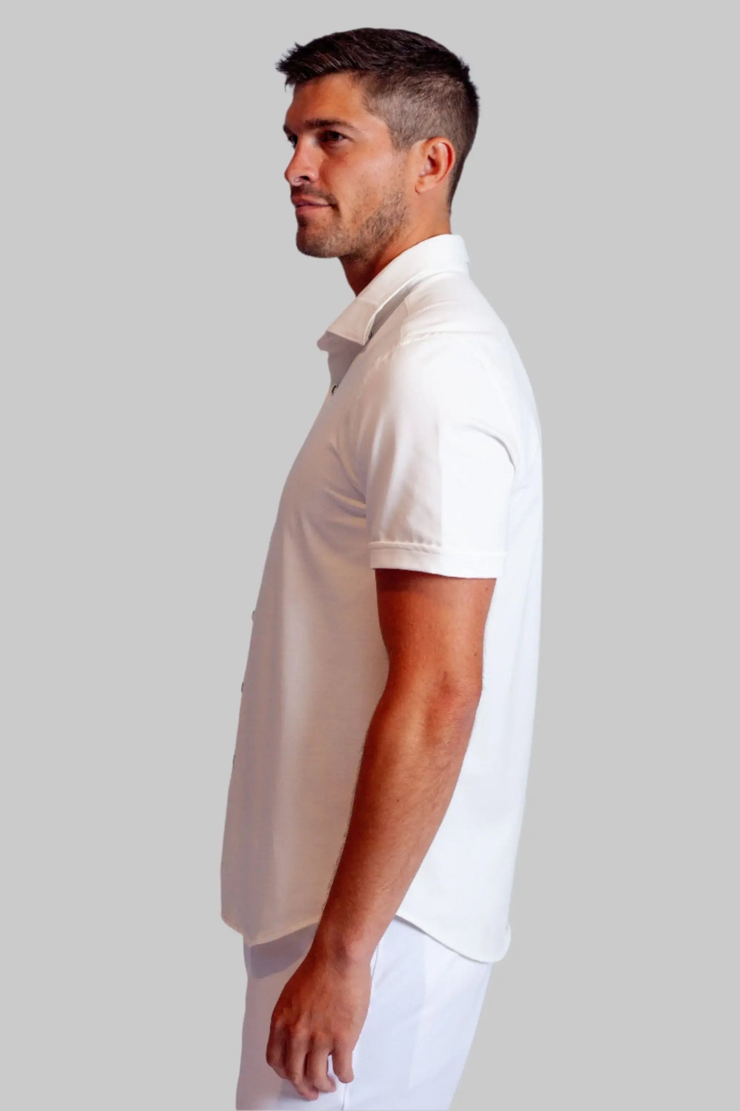 Buki Cinqo Single Shot Short Sleeve Tech Shirt — White - Buki - Flyclothing LLC