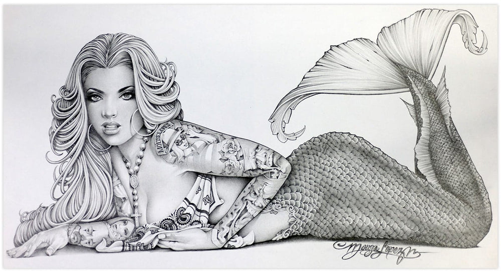 Black Market Art Company Siren Print