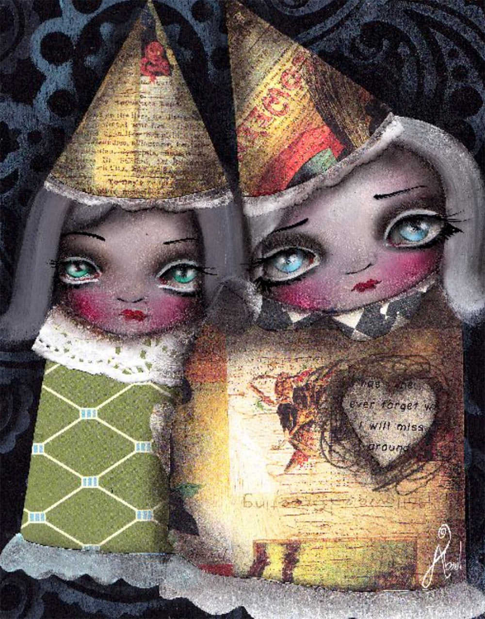 Black Market Art Company Sisters Print