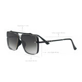 Smaller Bella Midnight - Tangle Free Aviator Sunglasses - TopFoxx - Flyclothing LLC