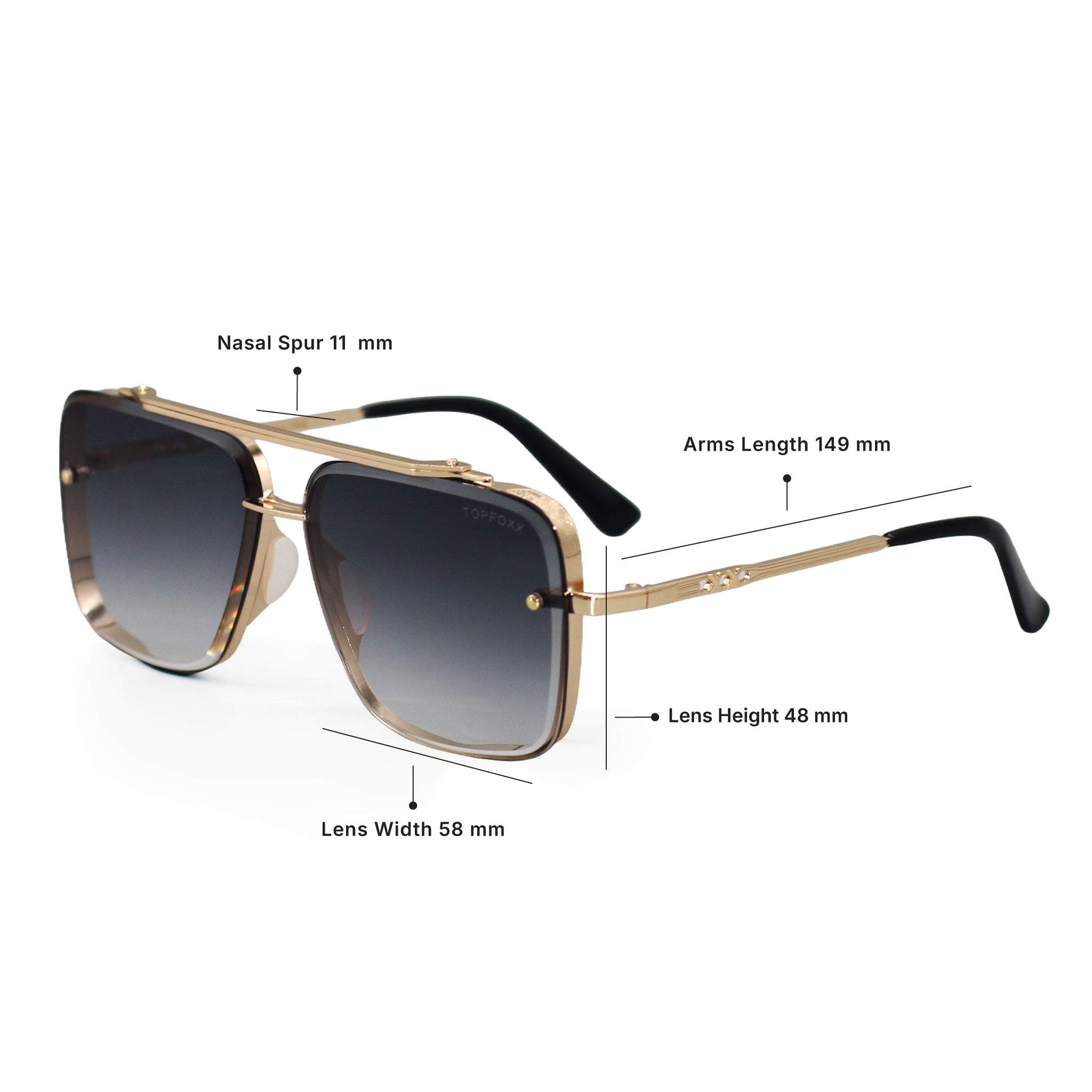 Bella Light Black Gold - Tangle Free - TopFoxx - Flyclothing LLC