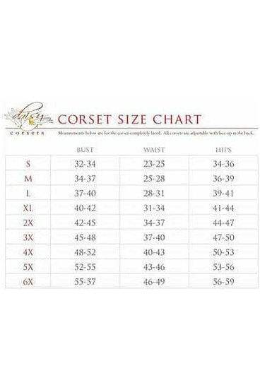 Daisy Corsets Lavish Dark Green Brocade Corset - Daisy Corsets - Flyclothing LLC