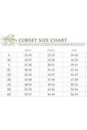 Daisy Corsets Lavish Black Brocade Corset - Daisy Corsets - Flyclothing LLC