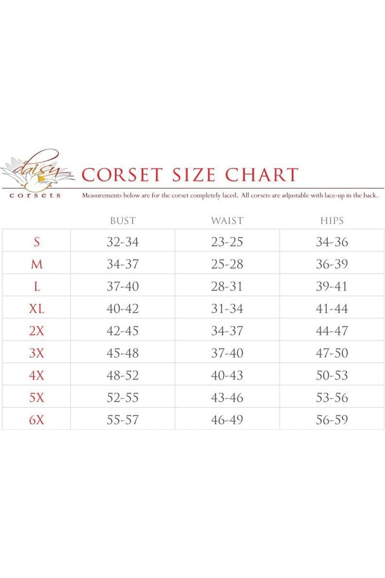 Daisy Corsets Lavish 4 PC Clear Red Sexy Bunny Corset Costume - Daisy Corsets