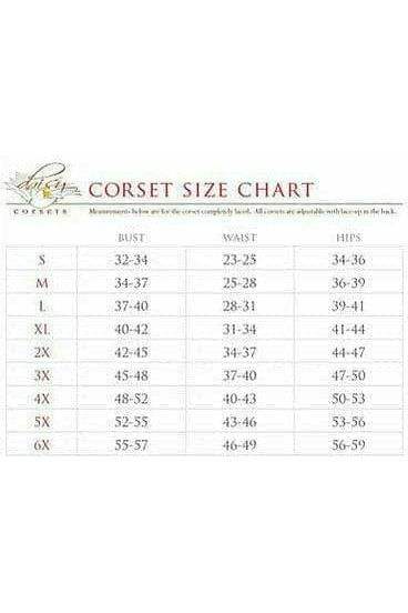 Daisy Corsets Lavish Wine Brocade Corset - Daisy Corsets - Flyclothing LLC