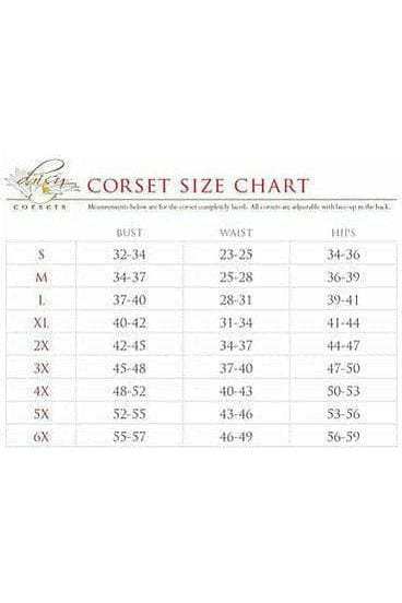 Daisy Corsets Lavish Wine Brocade Corset - Daisy Corsets - Flyclothing LLC
