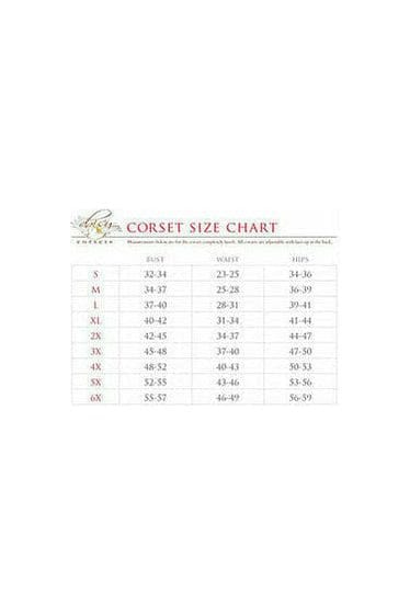 Daisy Corsets Top Drawer White Brocade & Faux Leather Steel Boned Corset - Daisy Corsets