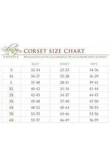 Daisy Corsets Lavish Pink Floral Underwire Short Bustier - Daisy Corsets