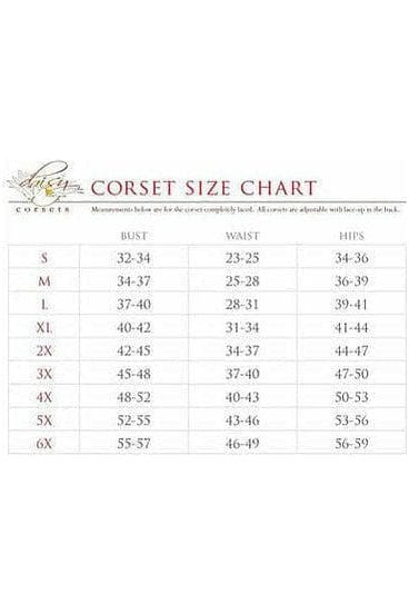 Daisy Corsets Lavish Wine Brocade Corset - Daisy Corsets