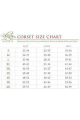 Daisy Corsets Lavish Pink Floral Underwire Short Bustier - Daisy Corsets