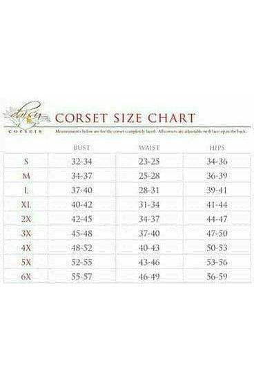 Daisy Corsets Lavish Dark Green Brocade Corset - Daisy Corsets - Flyclothing LLC