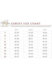 Daisy Corsets Top Drawer Black/White Print Steel Boned Corset - Daisy Corsets - Flyclothing LLC