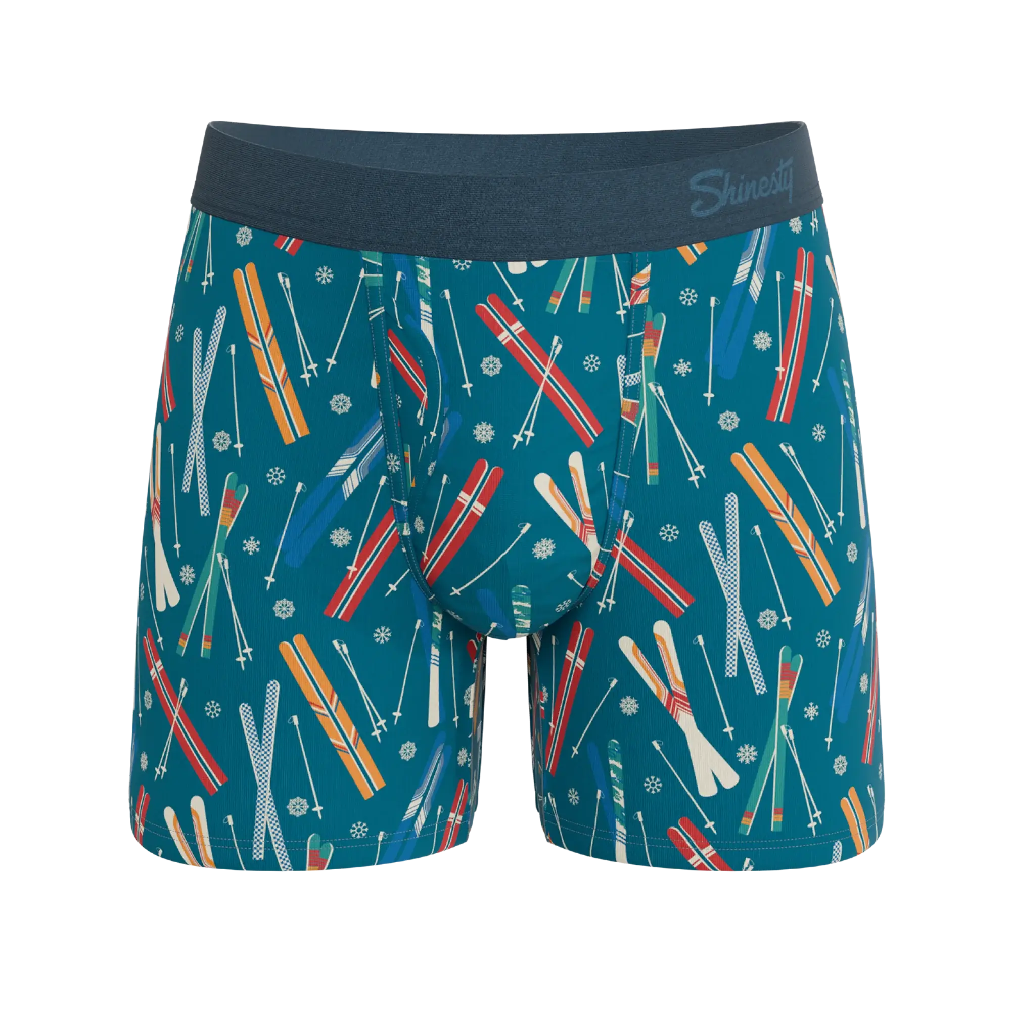 The Ski In Ski Out | Retro Ski Ball Hammock® Pouch Underwear With Fly - Shinesty - Flyclothing LLC