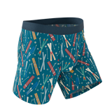 The Ski In Ski Out | Retro Ski Ball Hammock® Pouch Underwear - Shinesty - Flyclothing LLC