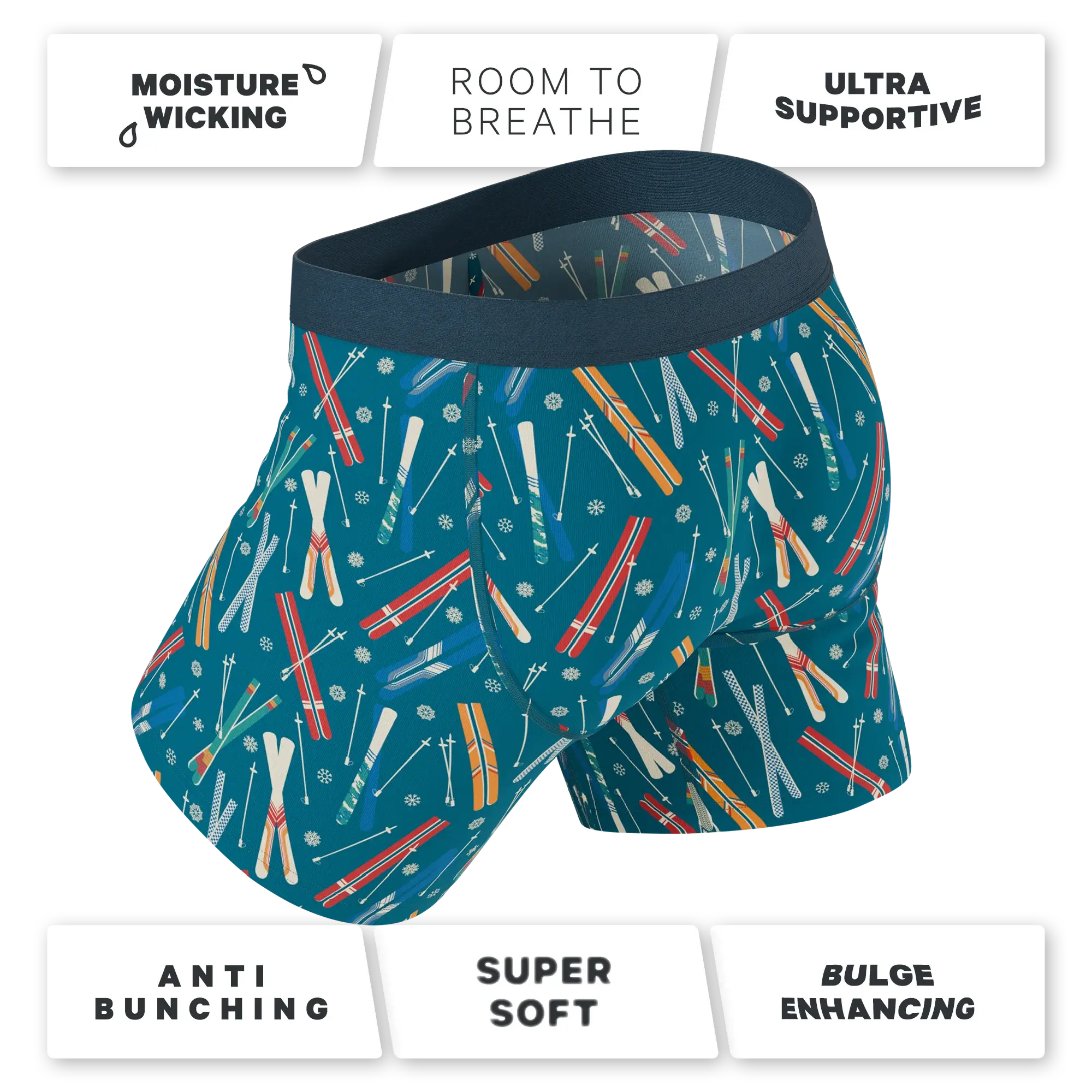 The Ski In Ski Out | Retro Ski Ball Hammock® Pouch Underwear - Shinesty - Flyclothing LLC