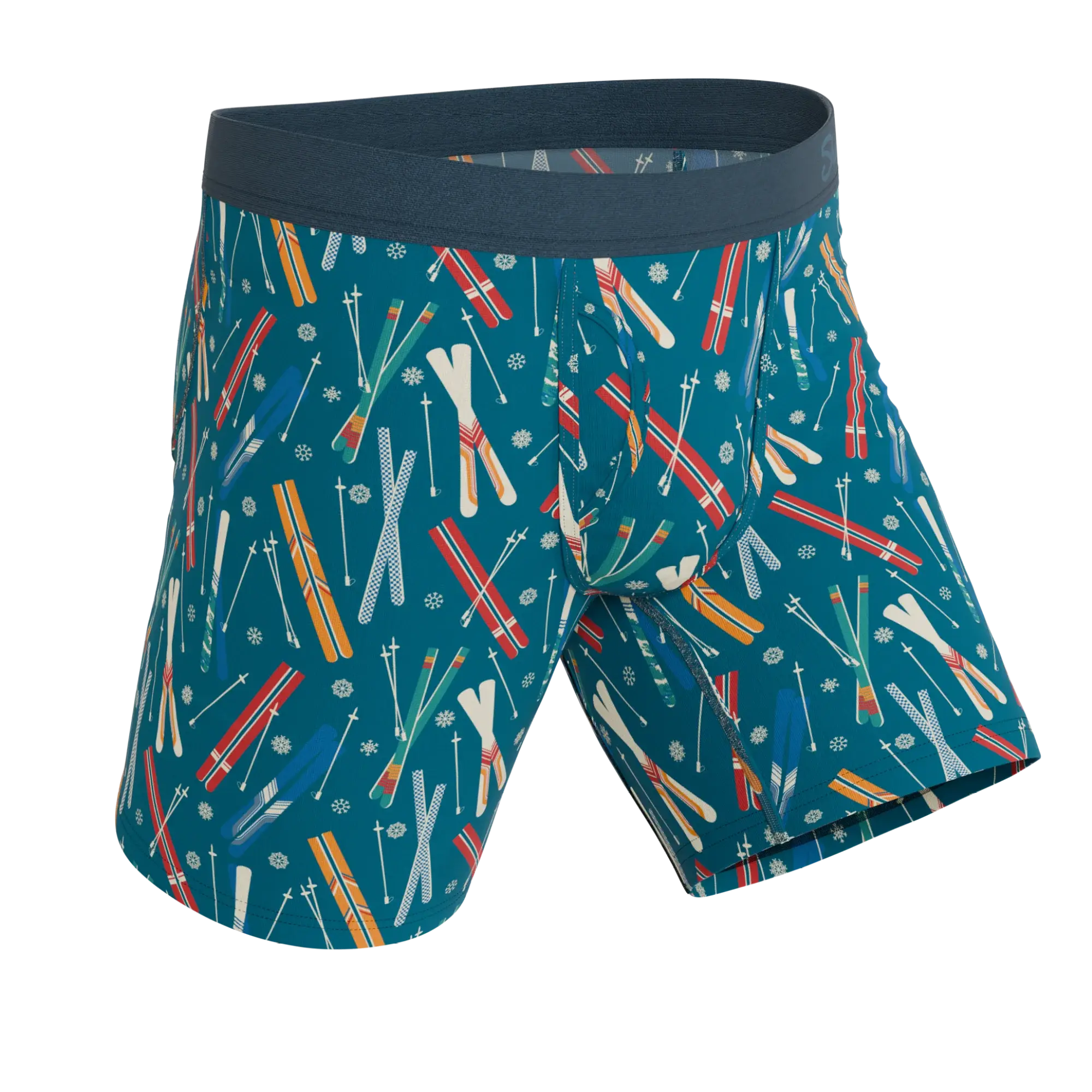 The Ski In Ski Out | Retro Ski Long Leg Ball Hammock® Pouch Underwear With Fly - Shinesty - Flyclothing LLC