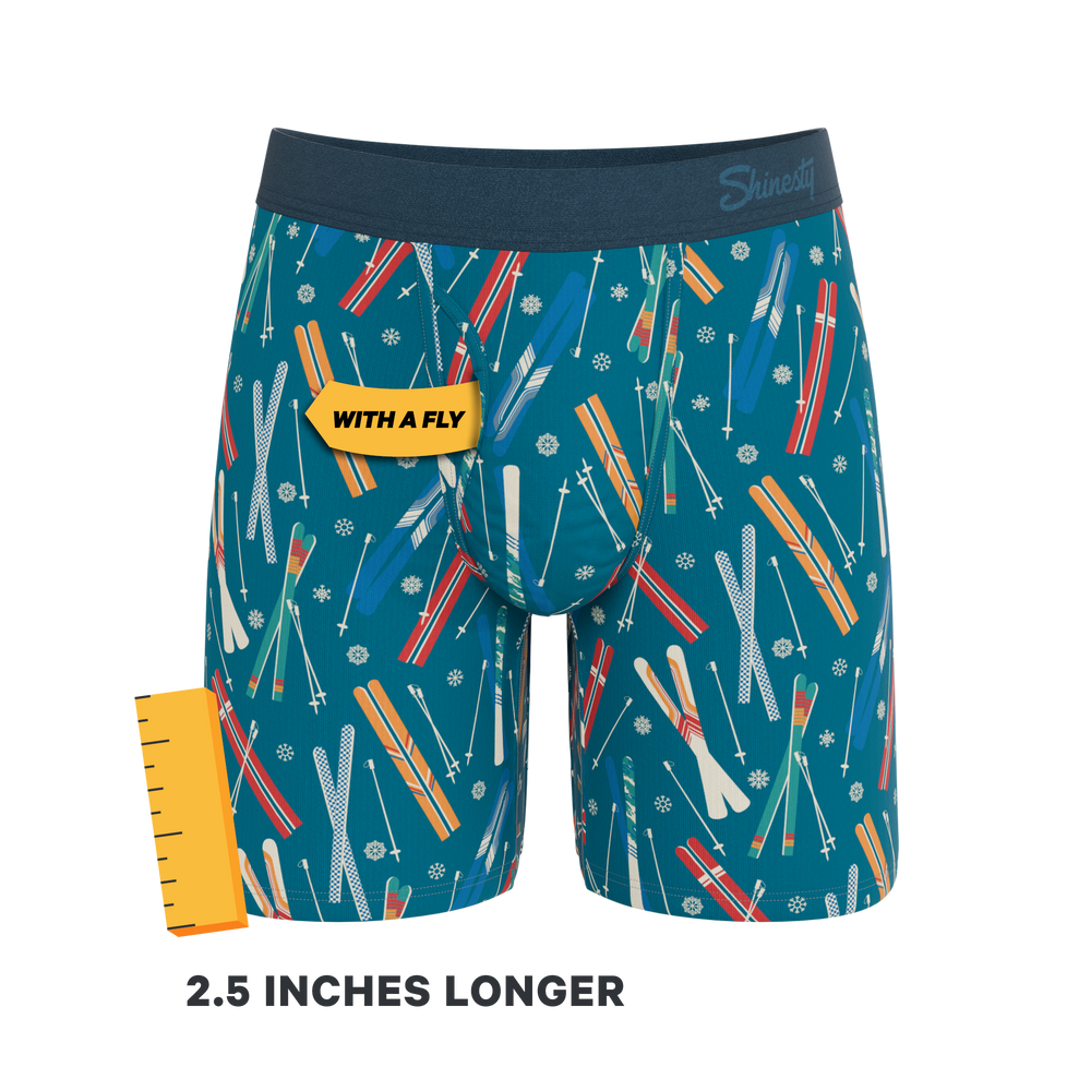 The Ski In Ski Out | Retro Ski Long Leg Ball Hammock® Pouch Underwear With Fly - Shinesty - Flyclothing LLC